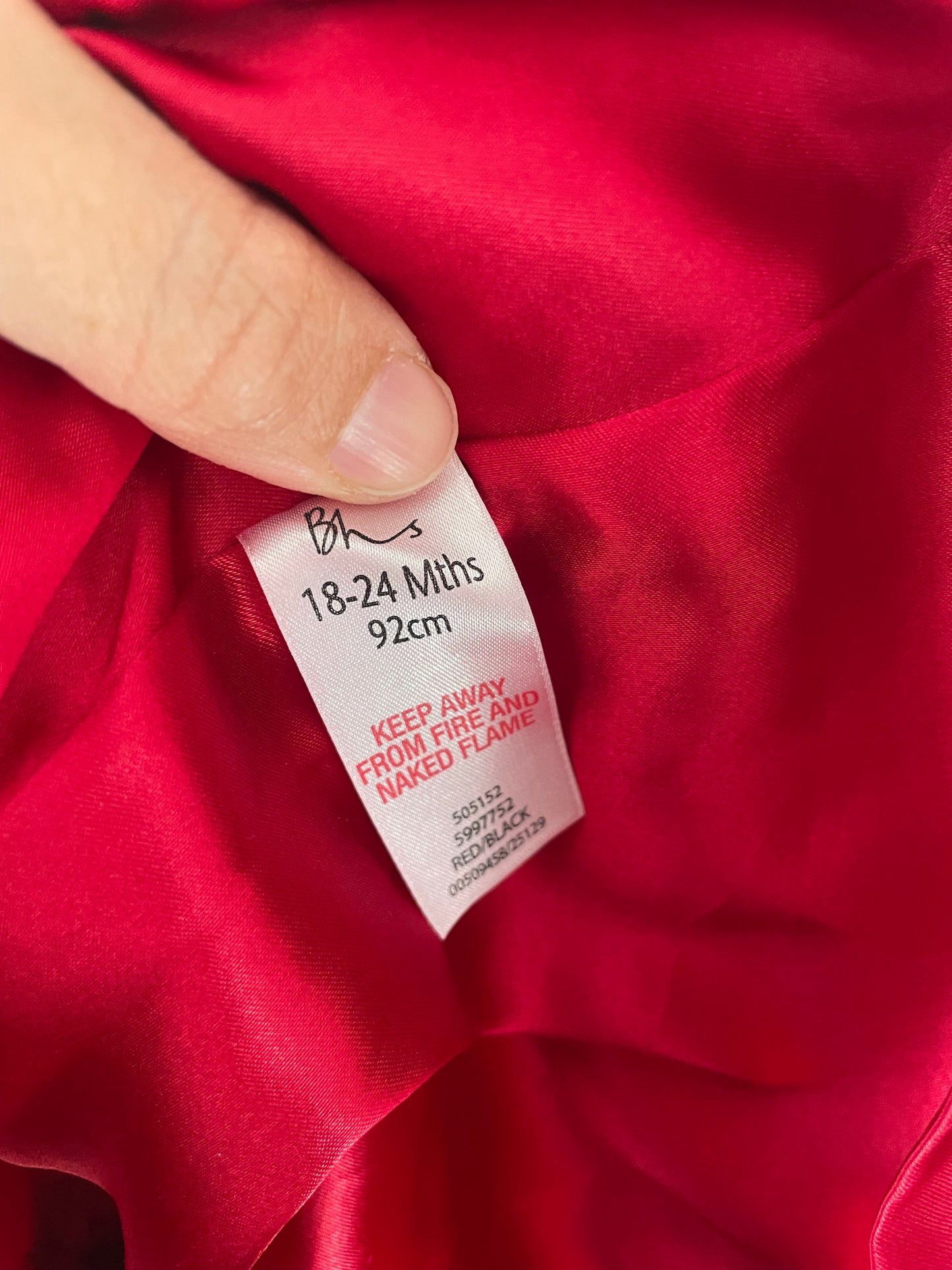 2-3Y Festive classic coat with velvet collar