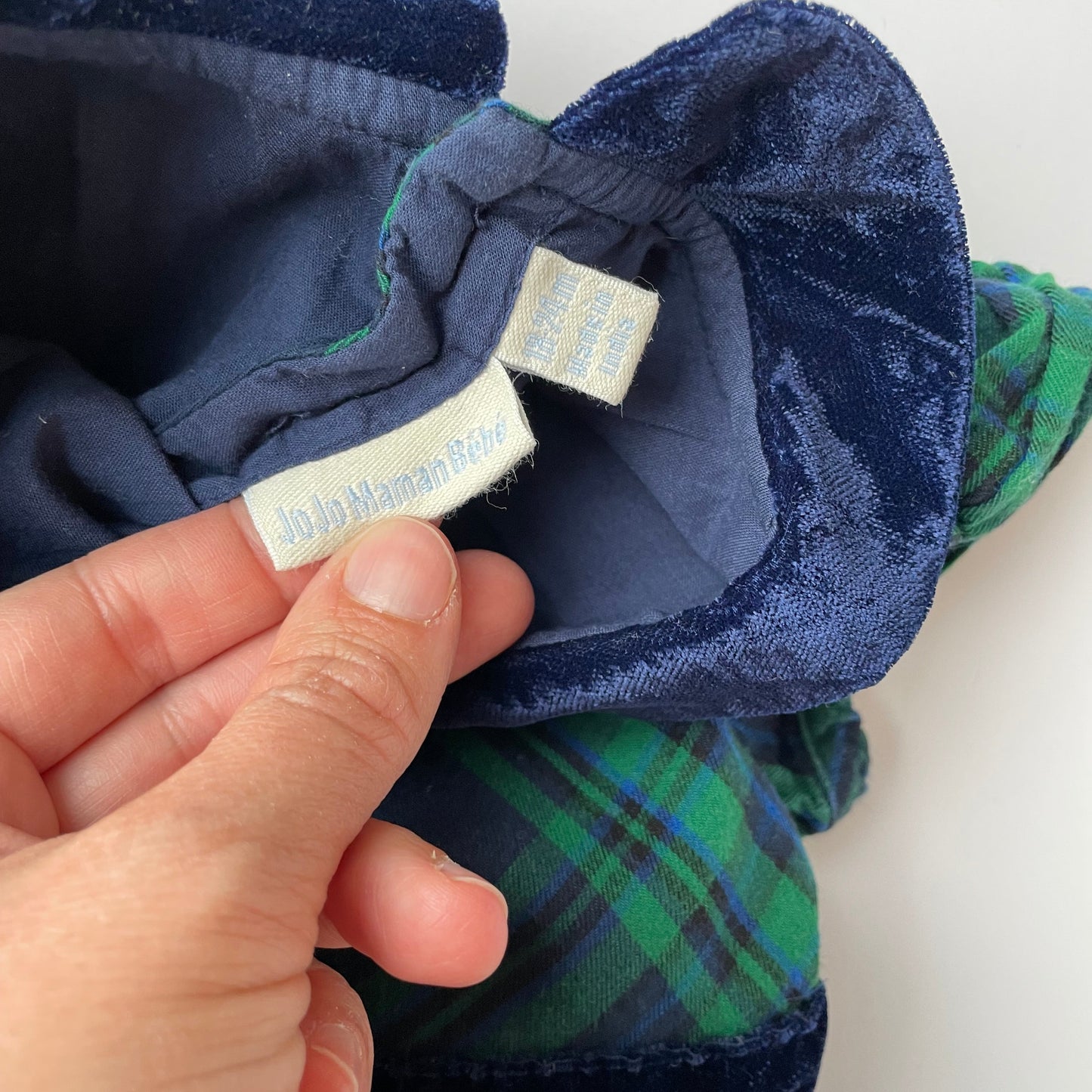 18-24M Checked Christmas Dress by JoJo Maman Bébé