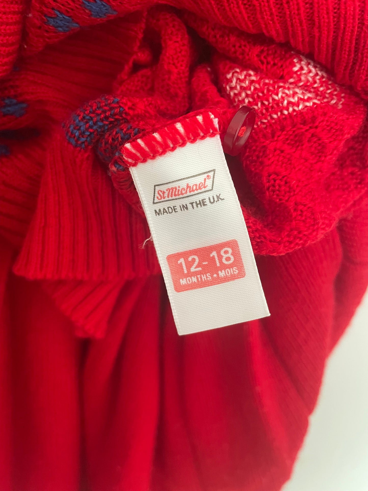 Vintage Pinafore + Jumper set by St. Michael