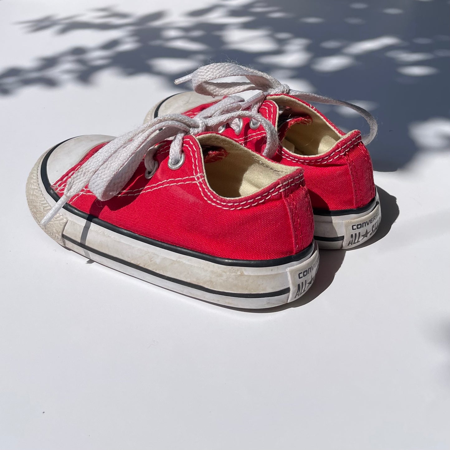 Red Converse Trainers - Size 5