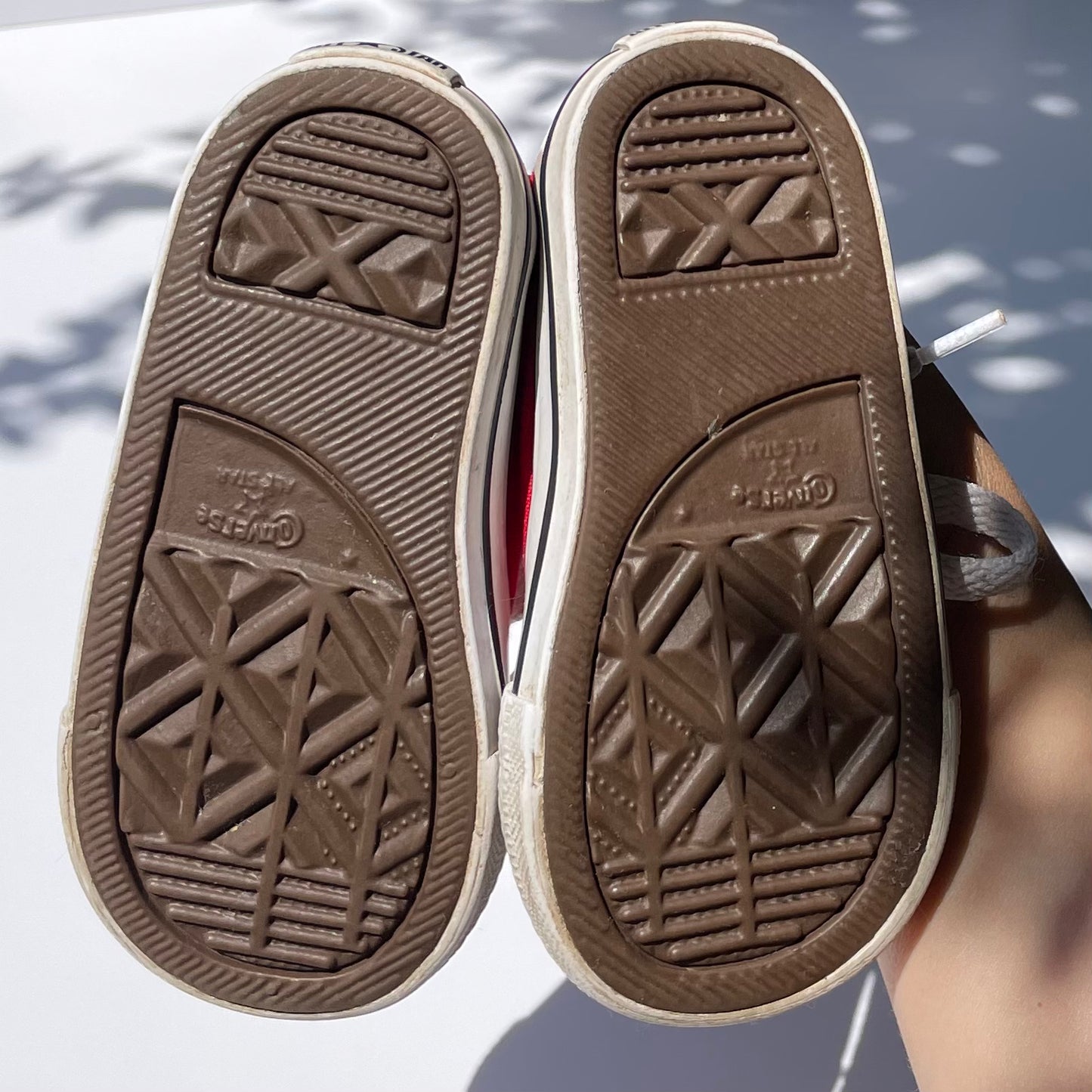 Red Converse Trainers - Size 5