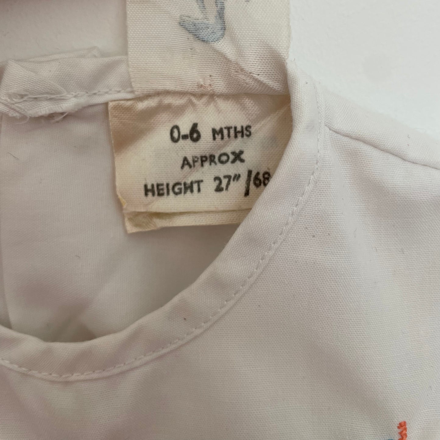 0-6M Baby Romper with Sail Boats