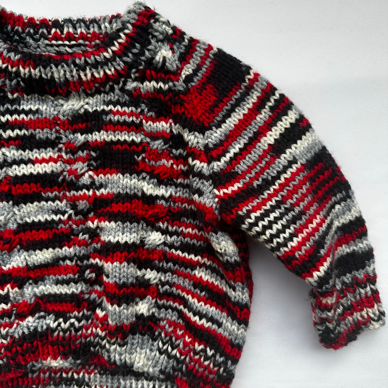 0-6M Hand-knitted Jumper