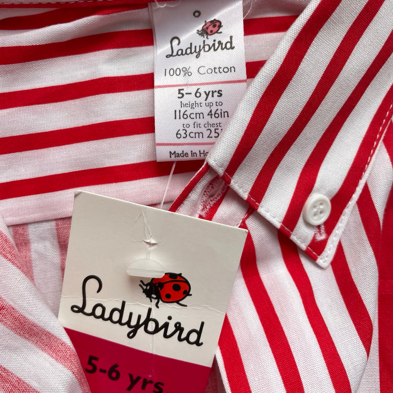 5-6Y Vintage Ladybird Stripey Shirt