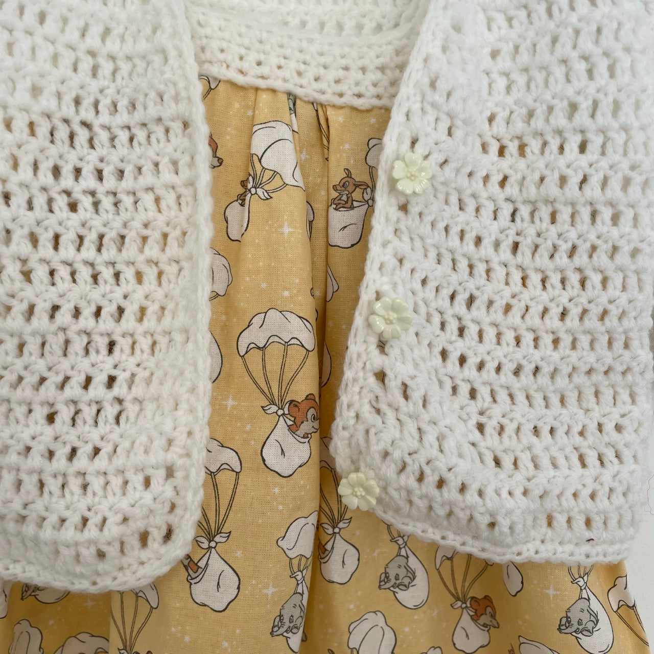 2Y Handmade Dress with Animal Delivery Print