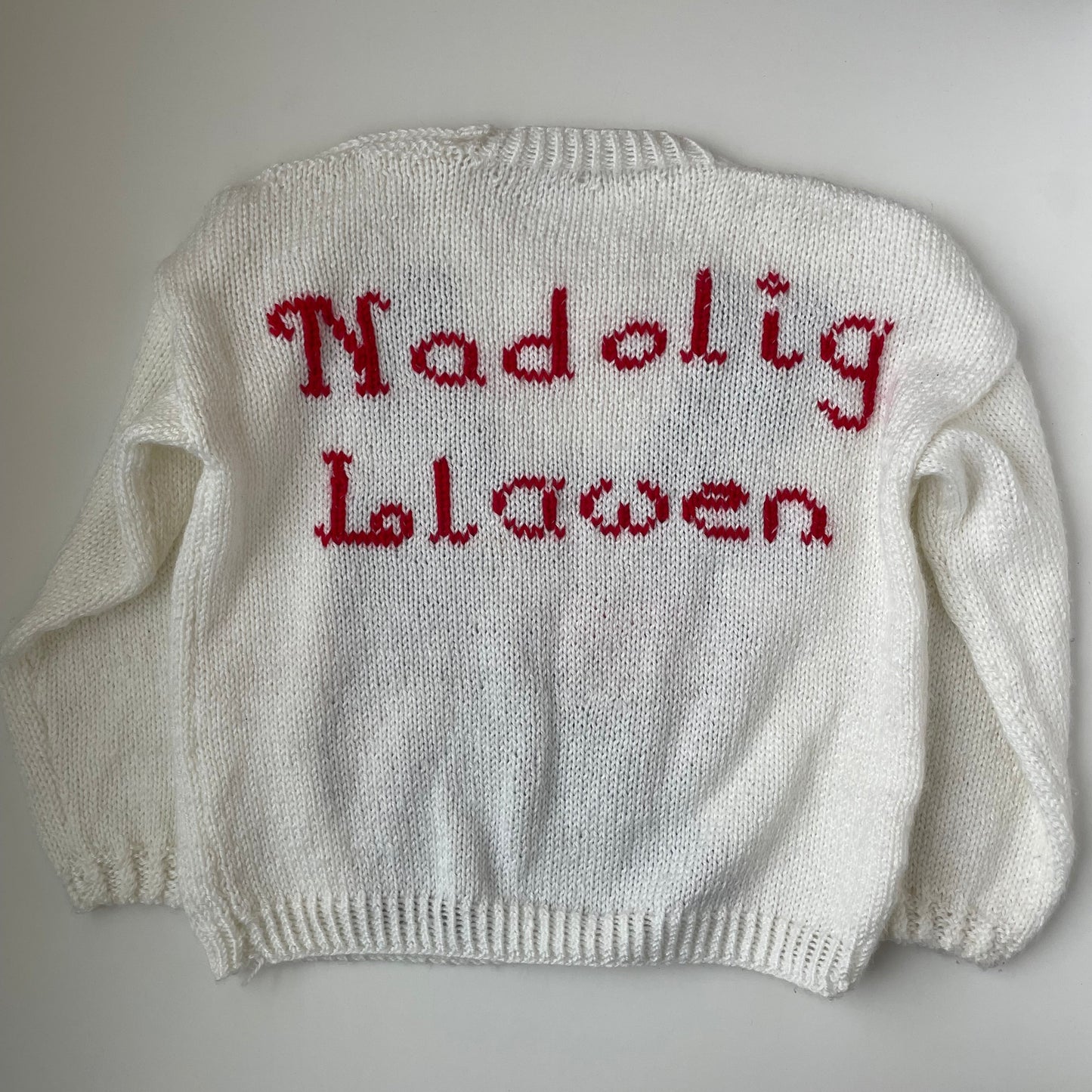 4-5Y Welsh Christmas Jumper Nadolig Llawen