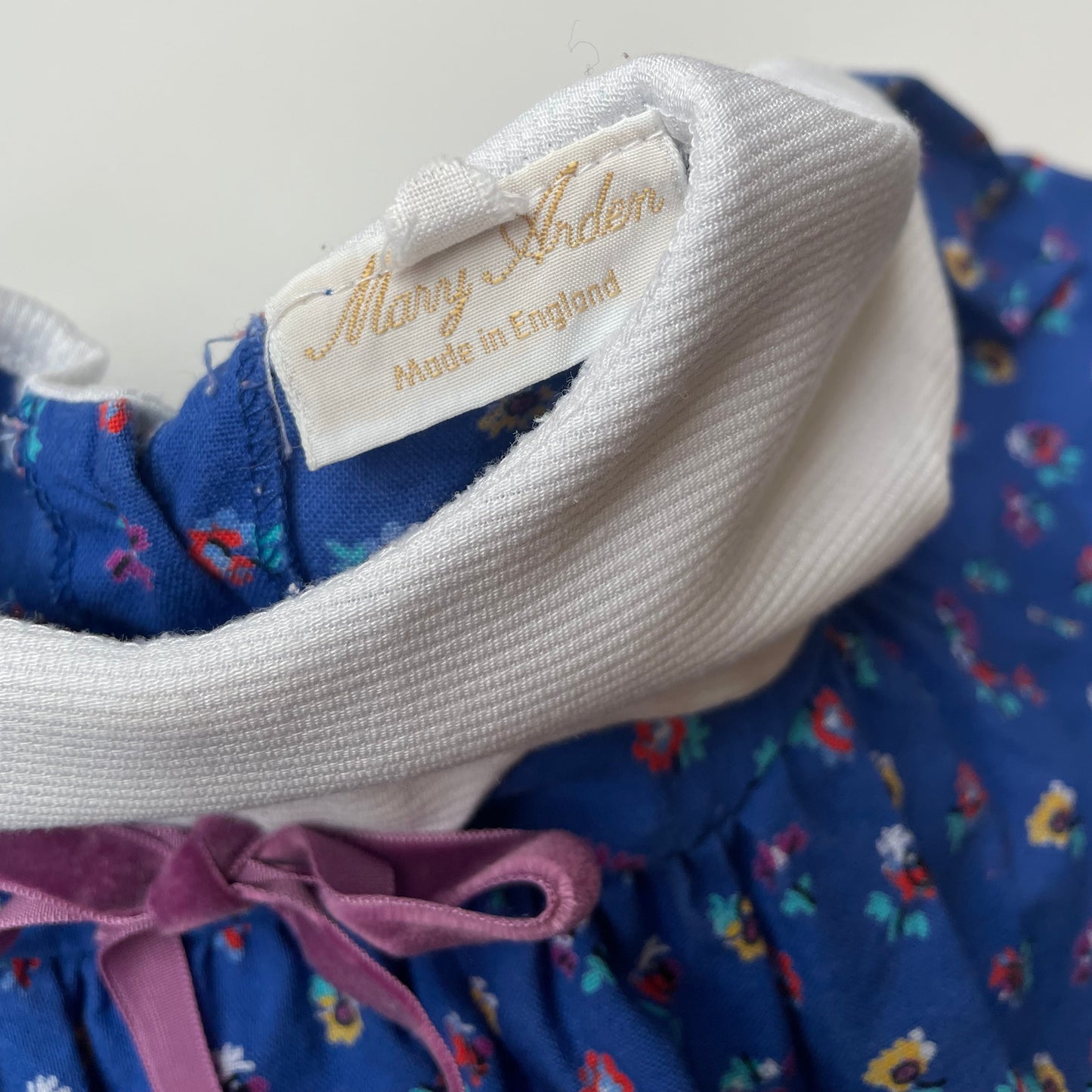 18M Vintage floral collared dress by Mary Arden