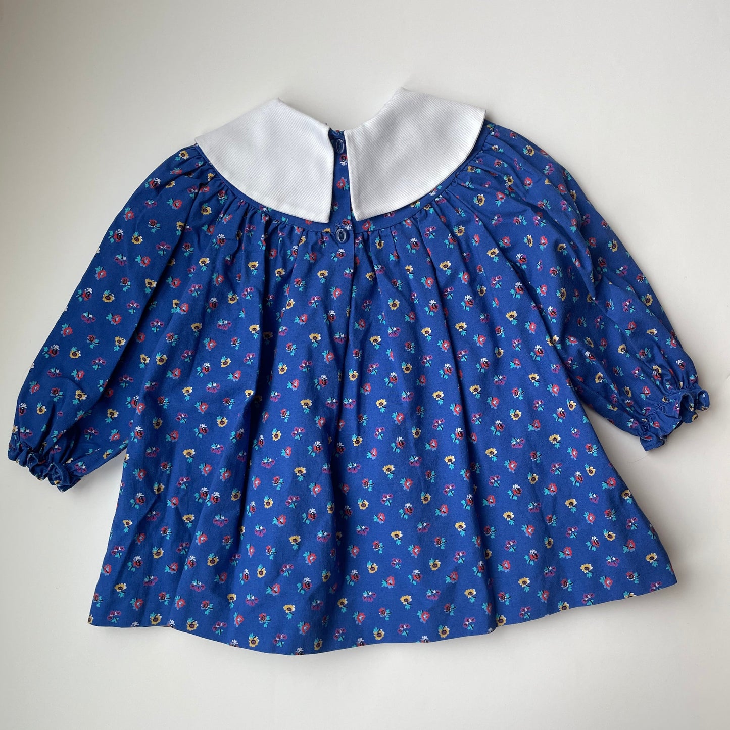 18M Vintage floral collared dress by Mary Arden