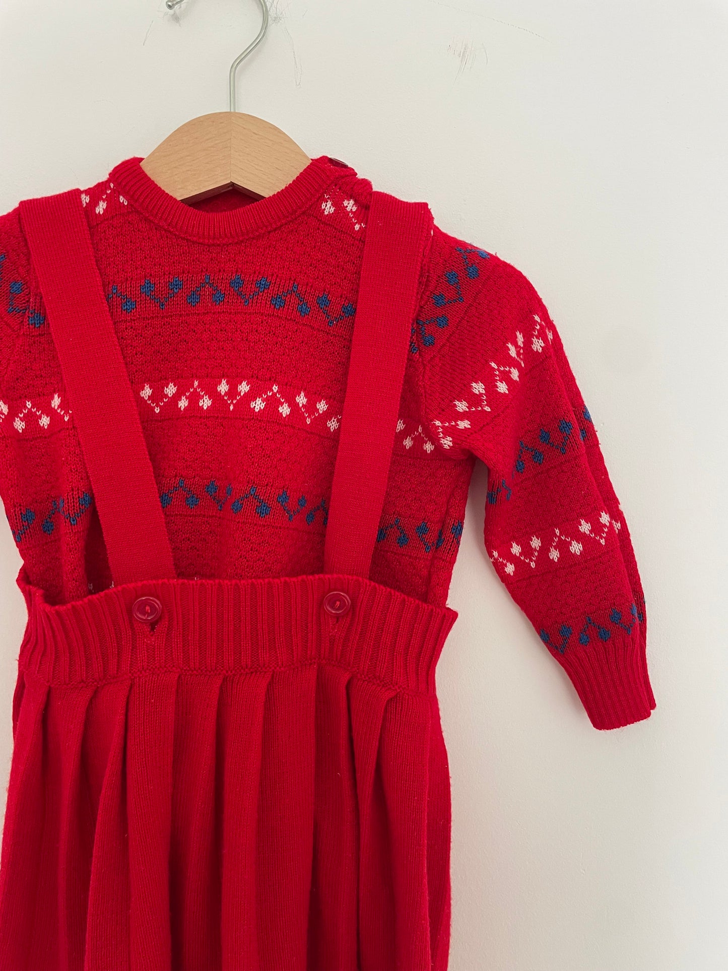 Vintage Pinafore + Jumper set by St. Michael