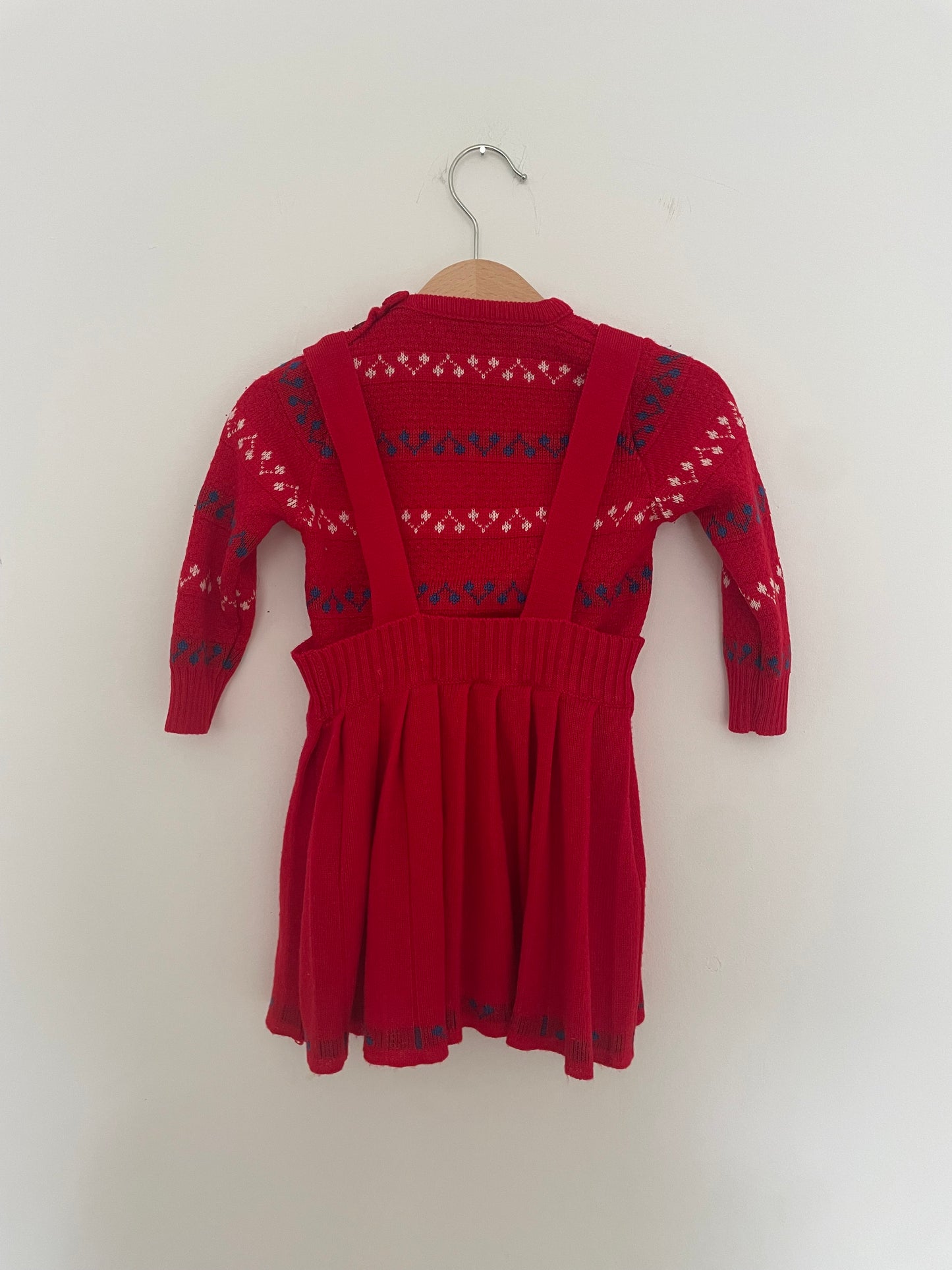 Vintage Pinafore + Jumper set by St. Michael