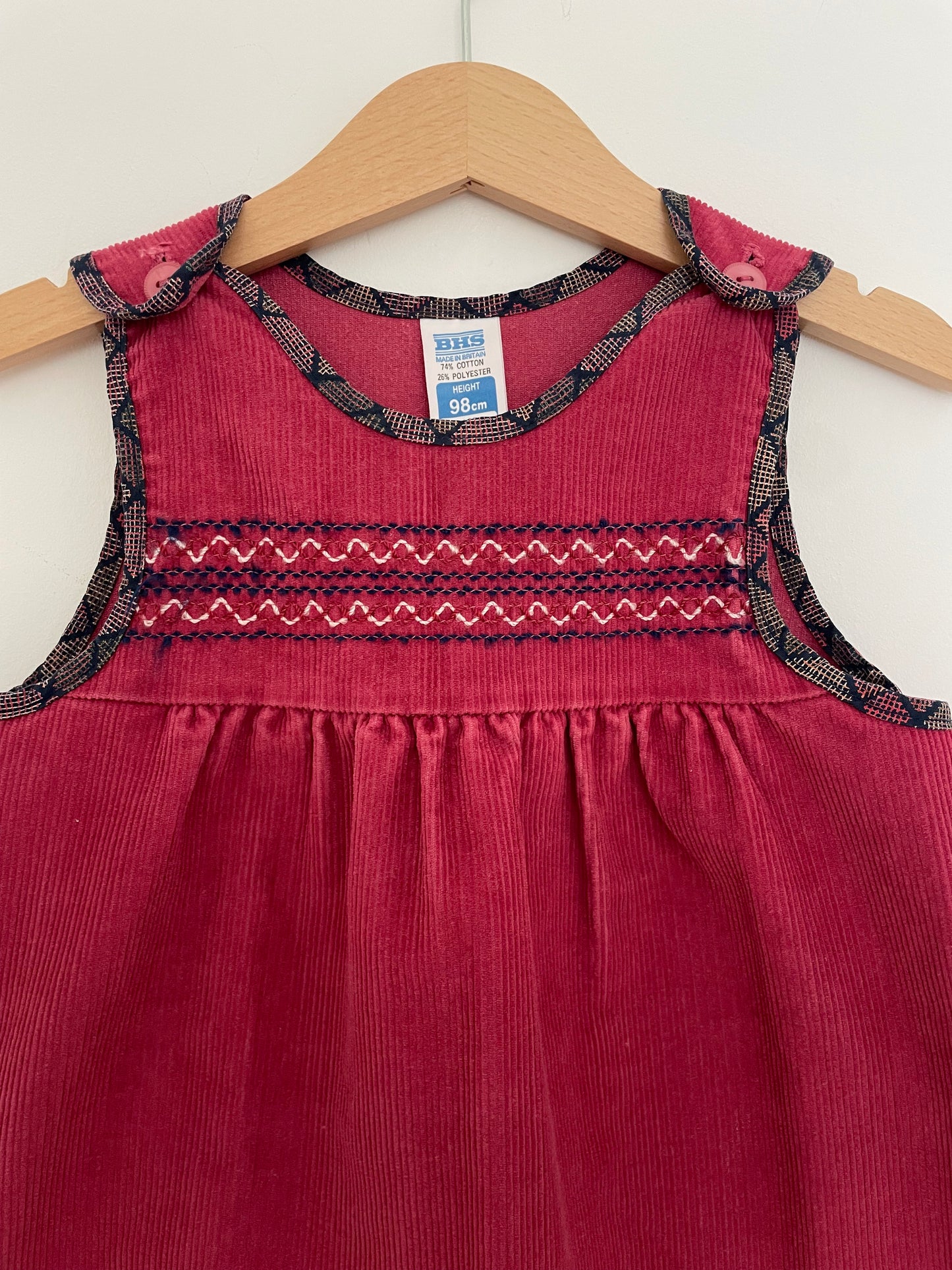 3Y Vintage corduroy dress by BHS