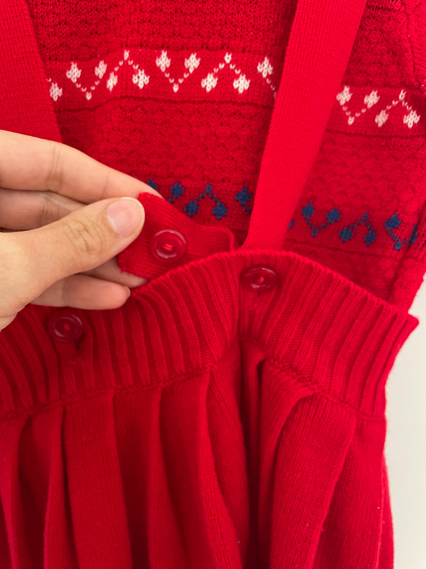 Vintage Pinafore + Jumper set by St. Michael