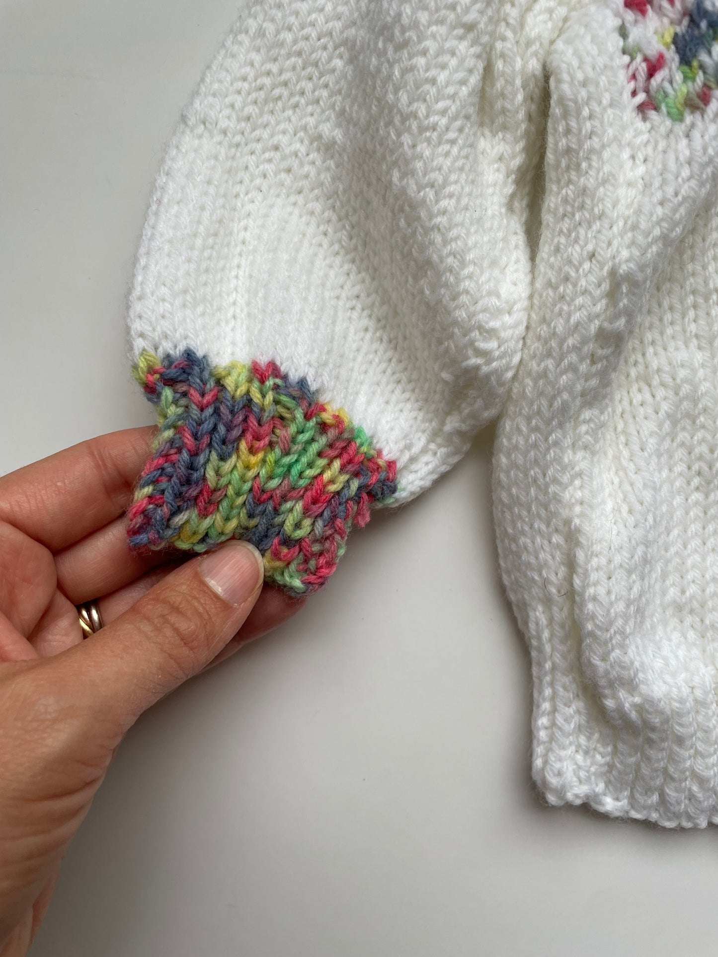 3-6M Baby handmade knit jumper