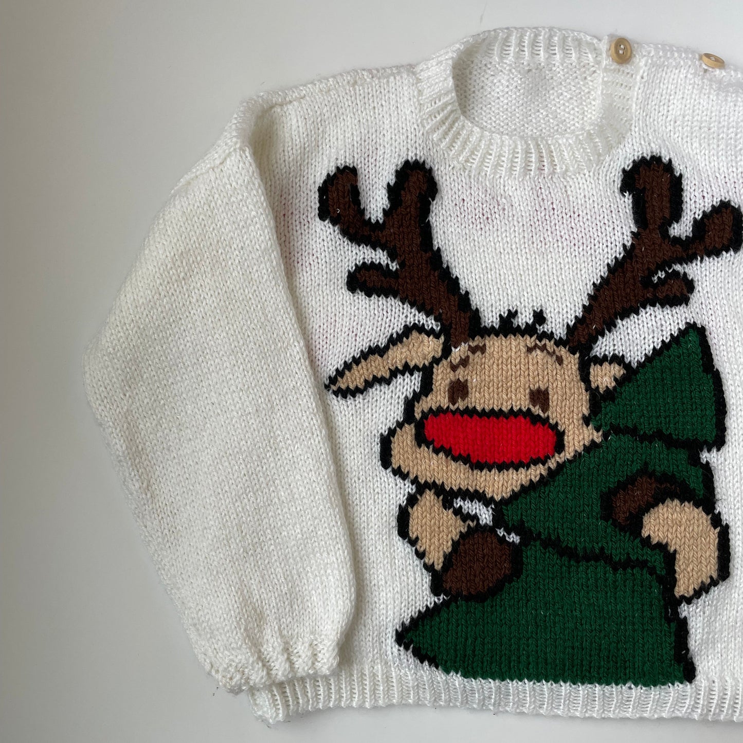 4-5Y Welsh Christmas Jumper Nadolig Llawen