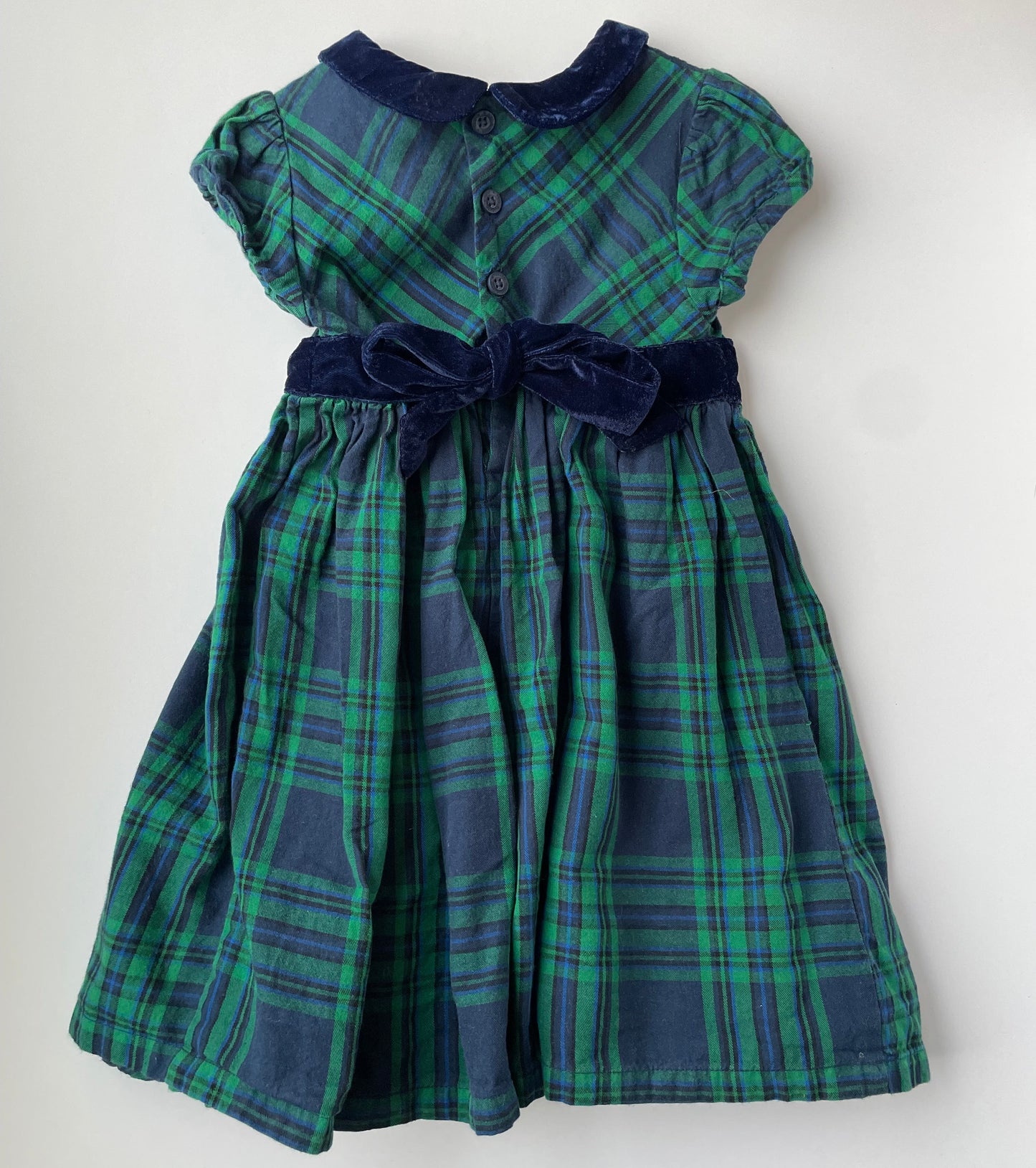 18-24M Checked Christmas Dress by JoJo Maman Bébé