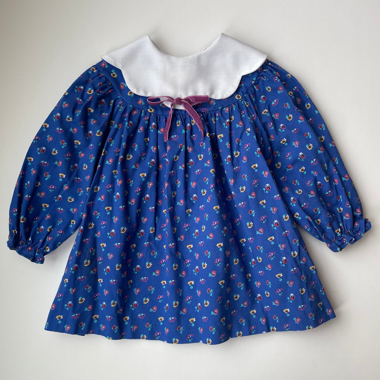 18M Vintage floral collared dress by Mary Arden