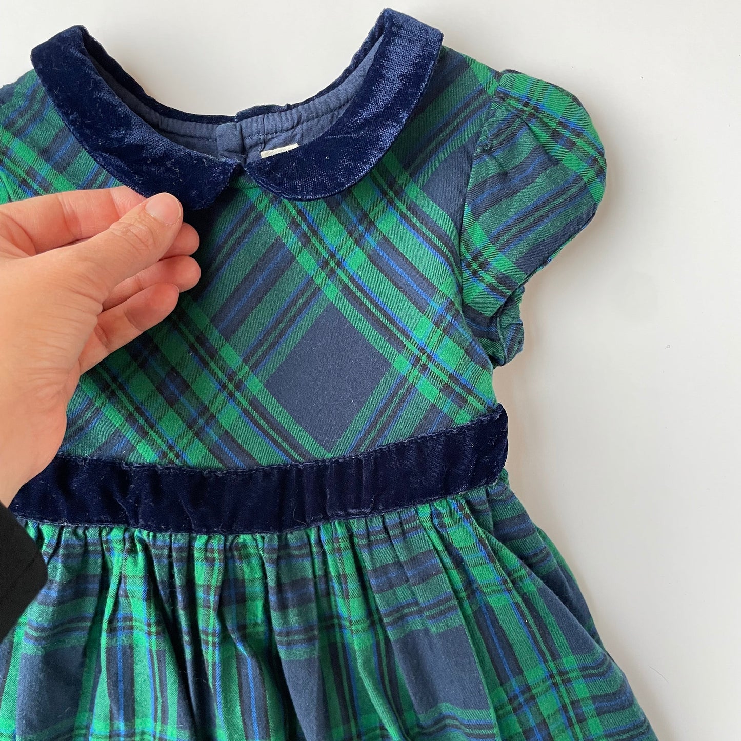 18-24M Checked Christmas Dress by JoJo Maman Bébé