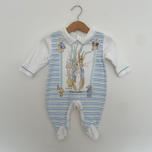 0-3M Vintage Peter Rabbit Onesie by Woolworths