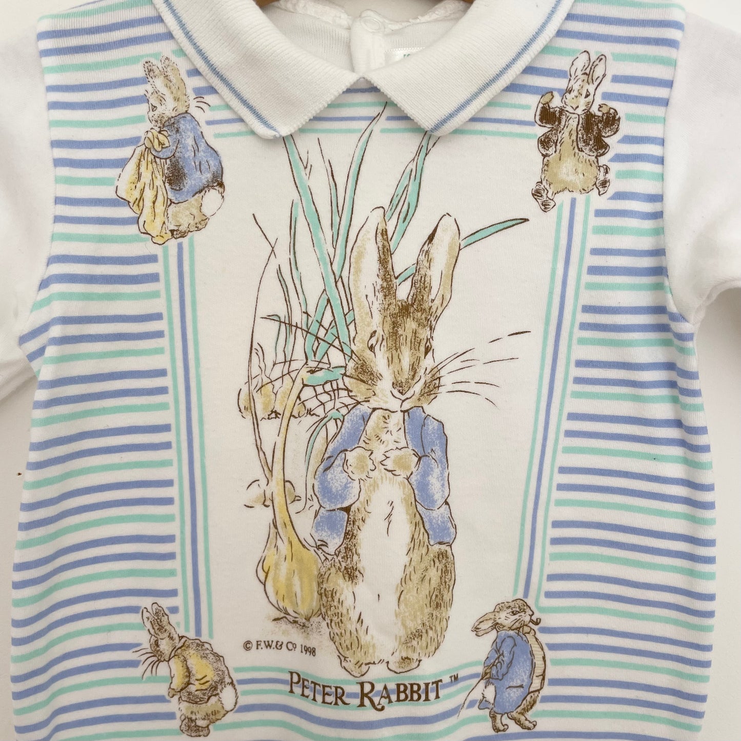 0-3M Vintage Peter Rabbit Onesie by Woolworths