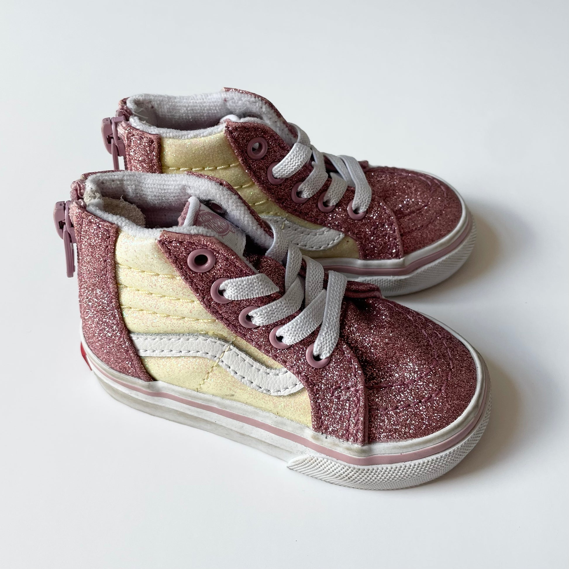 Vans Sk8-Hi Two Tone Glitter Shoes Size – Clwb Calon