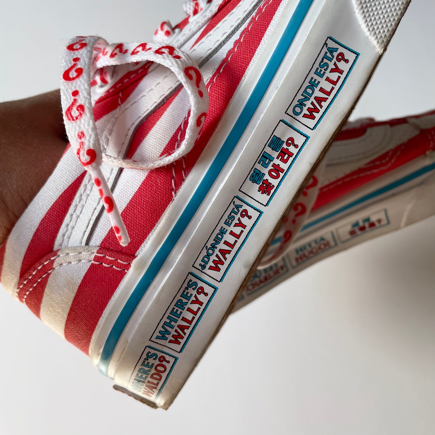 Vans Old Skool Shoes Where's Wally - Size 12.5