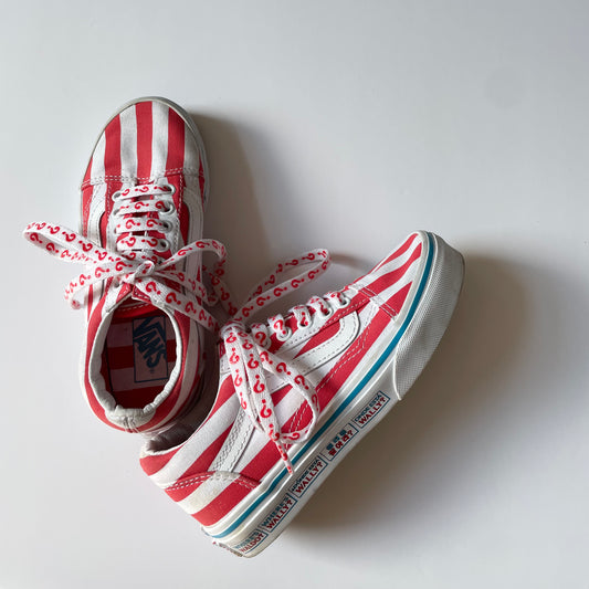Vans Old Skool Shoes Where's Wally - Size 12.5