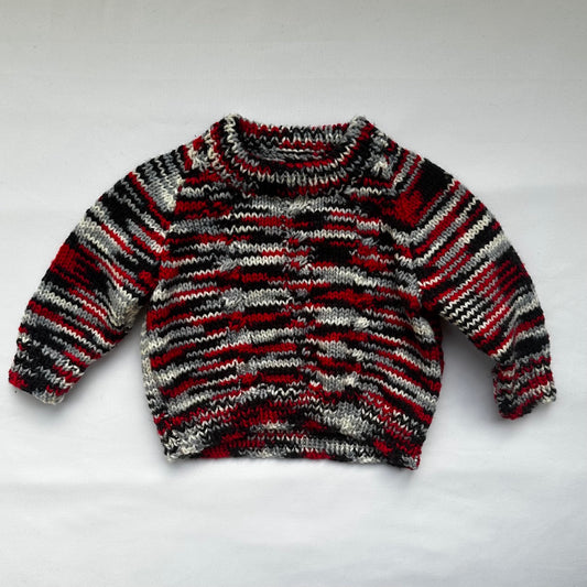 0-6M Hand-knitted Jumper