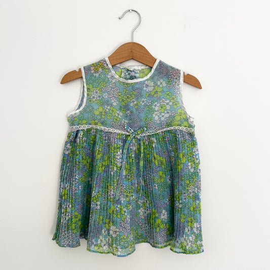 18-24M Vintage Neon Flower Dress