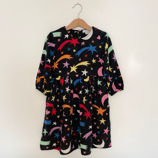 5Y Stella McCartney Shooting Star Print Dress