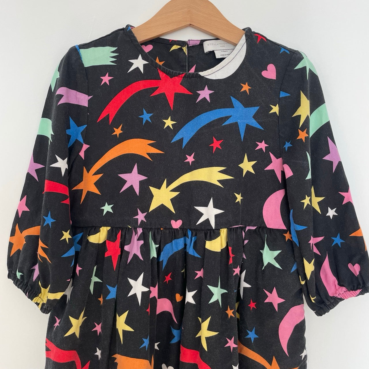 5Y Stella McCartney Shooting Star Print Dress