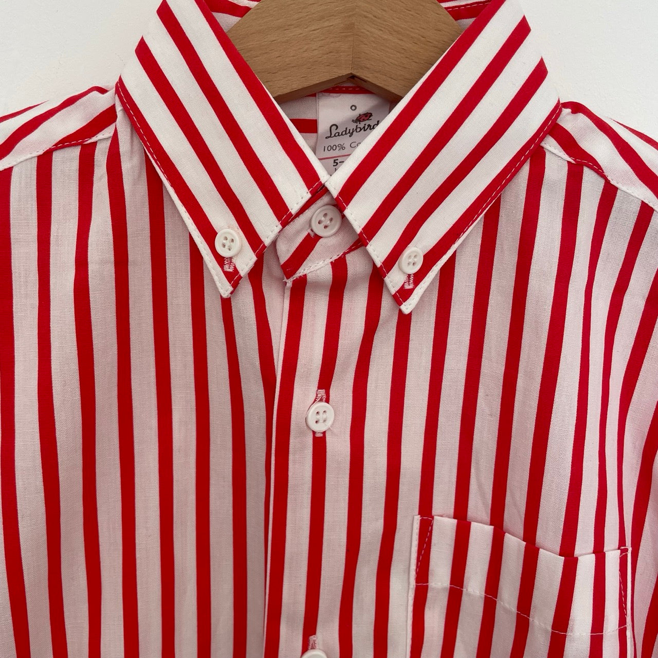 5-6Y Vintage Ladybird Stripey Shirt