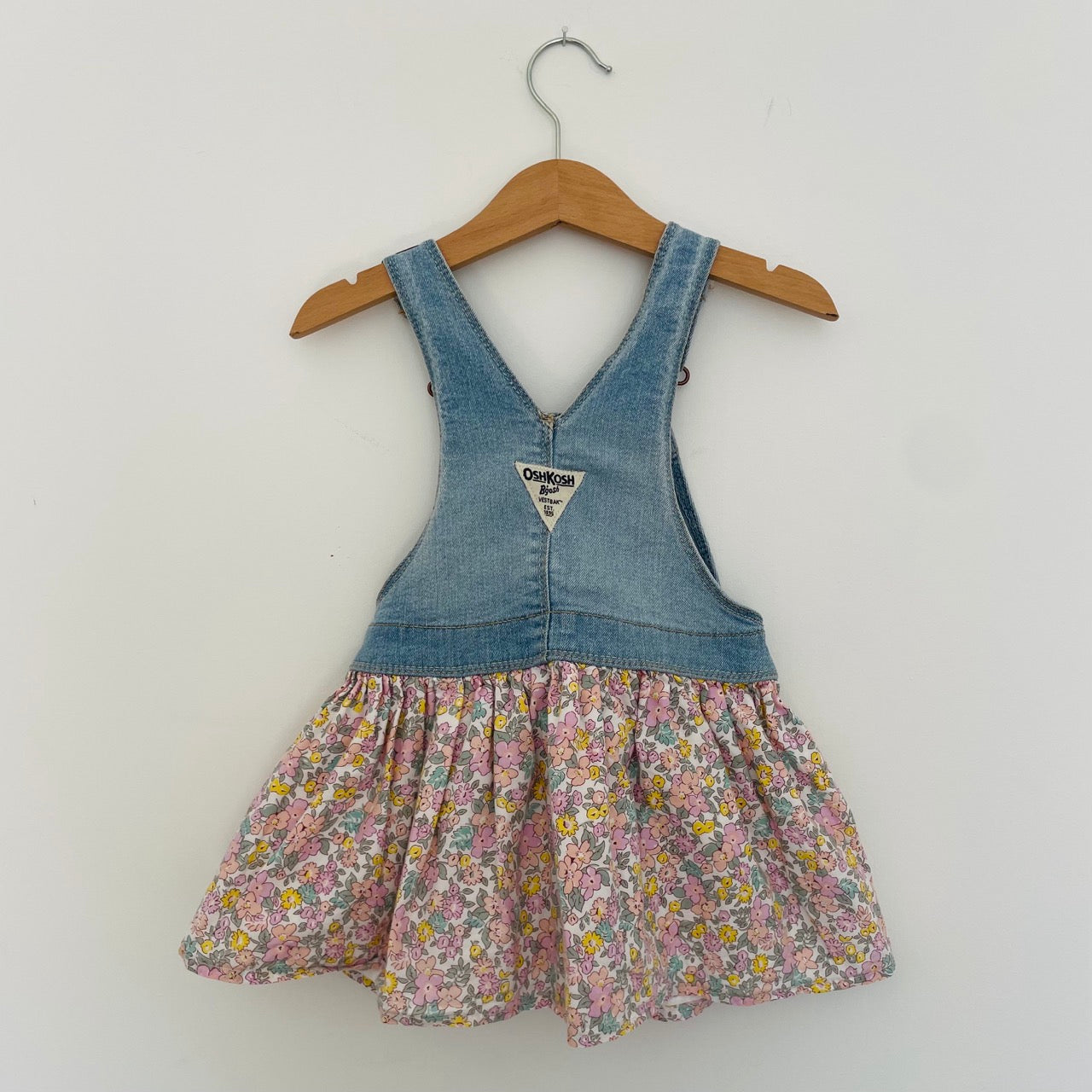 2Y Oshkosh Denim Flower Dungaree Dress