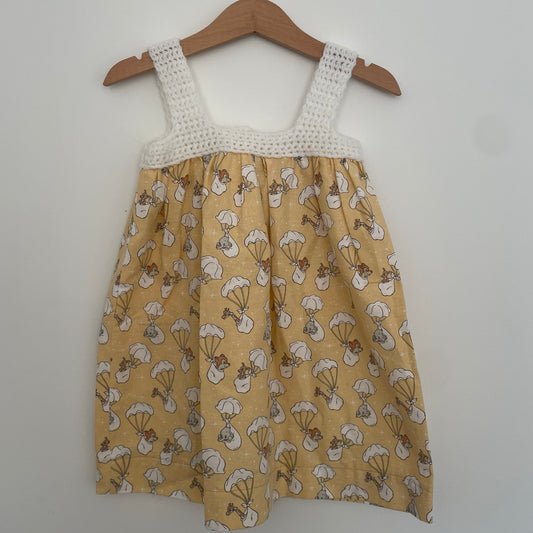 2Y Handmade Dress with Animal Delivery Print